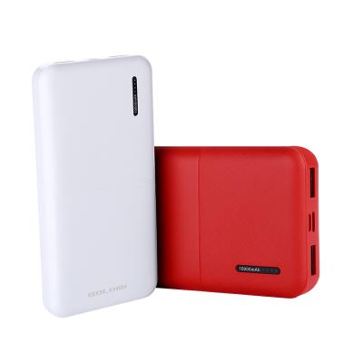 China Popular Dual USB Portable Charger Output Real Capacity 10000mAh Ultra Slim Portable Power Banks for sale