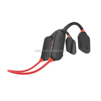 China Osteoconductive Sports Neckband Band Bone Conduction Blue-earphone Wireless Earphone for sale