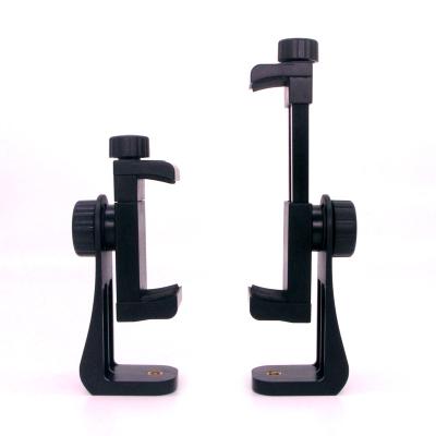 China Newest Mobile Phone 2022 Adjustable Clip Best Quality Universal Tripod Holder For Most Smartphones Cell Phone Clamp for sale