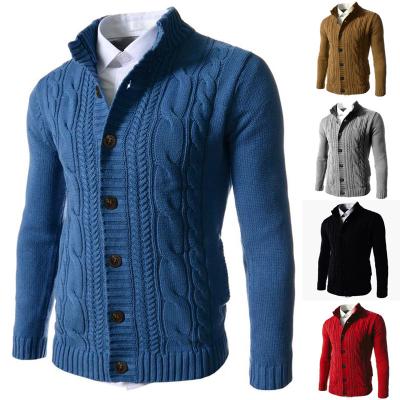 China Anti-wrinkle DMT6 Vintage Winter Formal Men's Sweater 8 Colors Knitted Sweaters Plus Size 3xl Cardigan For Men for sale