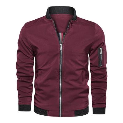 China QUICK DRY Plus Size Casual Mens Bomber Jackets Solid Fashion Outdoor Windbreaker High Quality Male Baseball Jackets 2022 New Men's Jackets for sale