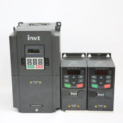 China INVT Solar Pump Inverter 0.75KW 1.5KW 2.2KW 220V Single Phase DC To AC Inverter Depend for sale