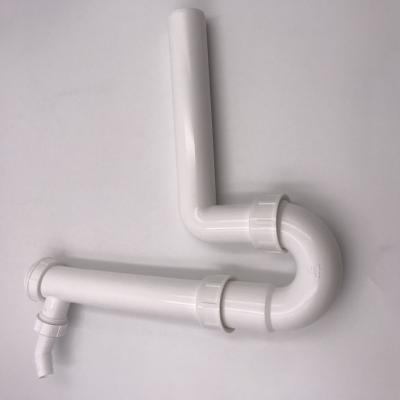 China Ningbo Yowin Modern Plastic Waste Pipe Trap Bottle Hose Drain White Tube for sale