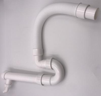 China Modern Hot Sale Ningbo Yowin Drain Hose Pipe White Plastic Pipe All Type Tube Bottle Trap And Waste for sale