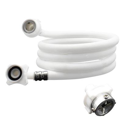 China European White High Quality Plastic Household PVC Washing Machine Hose Water Inlet Hose for sale