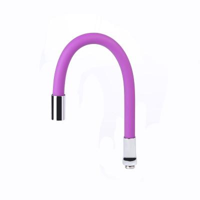 China Flexible 360 ​​Hose Rotatable Neck Step Down Kitchen Faucet Colorful Kitchen Sink Water Faucet F1/2