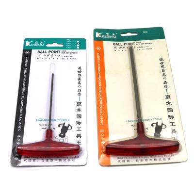 China Screwdriver Tool JINGMU Import Hex Screwdriver, Flat Head Hex Key T Type Hex Key K805A for sale