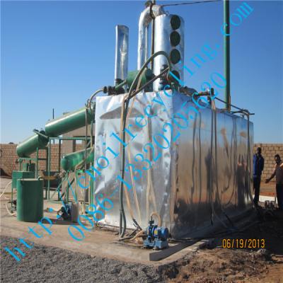 China JNC Used Motor Oil Recovery System to diesel fuel through atmospheric distillation for sale