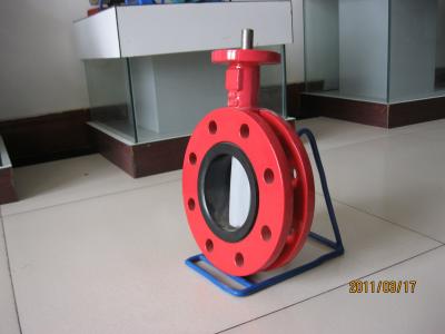 China Double  Flange Butterfly Valve for sale