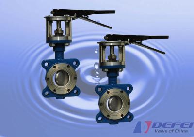 China Double Offset ANSI 609 / ISO 5752, 2 inch Carbon Stainless Steel Butterfly Valves for sale