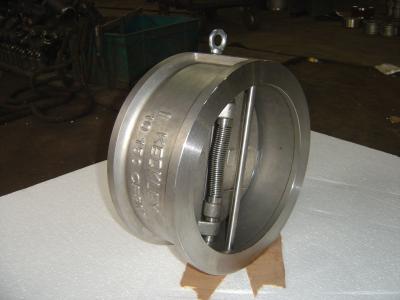 China Light Weight Stainless Steel, DIN 2501 PN6 / PN10 Flange Duo Check Valve for Pipe for sale