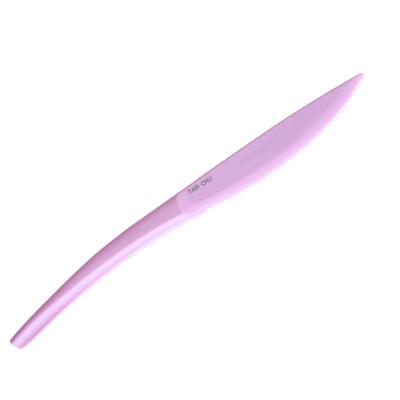 China Disposable Made in Taiwan for Bakery Use Butter Colored Plastic Bread Knife for sale