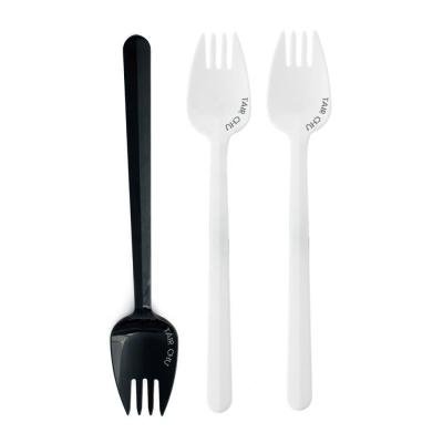 China Disposable Taiwan Made Long Handle Plastic Fork And Spoon for sale