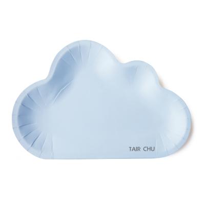 China Disposable made in Taiwan cloud shaped for disposable part special shaped paper plate for sale