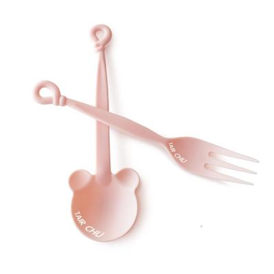 China Special Stocked Bear Shape Food Grade Disposable Plastic Spoon for sale