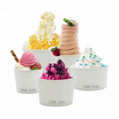 China Disposable Taiwan Pop Out Custom Printed Ice Cream Paper Cups for sale