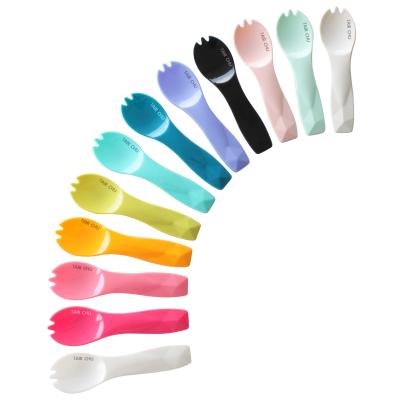 China Small 8cm Disposable Colorful Plastic Ice Cream Spoons for sale