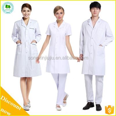 China 2015 New Hospital Style Shortsleeve Lab Coat Design Medical Lab Coats for sale