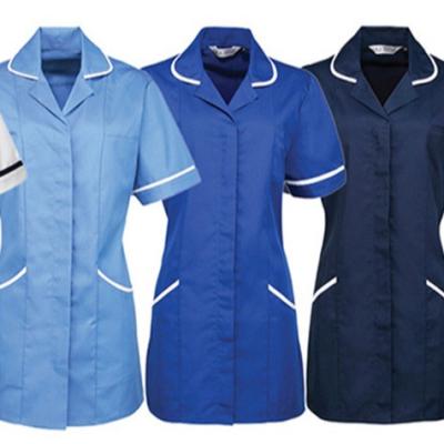 China Wholesale Hospital Nurse Blouse Design Hospital Clothing Nurse Uniform for sale