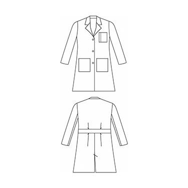 China Nurse Hospital Anti-Shrink Uniform Designs New Medical Apparel Doctor Lab Coat for sale