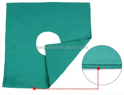 China High Quality Anti Shrink Reusable Cotton Fenestrated Surgical Drapes Used In Hospital for sale