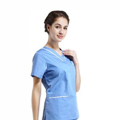 China Anti-Shrink Anti-Wrinkle Easy To Dry Design Nurses Uniform Women Medical Hospital Scrub Hospital Surgical Sets For Hospital Polyester/Cotton For Unisex for sale