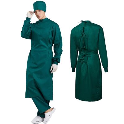 China Eco - Friendly Hospital Gown Reusable Fabric United Medical Gown Sterile Operating Surgical Gown for sale