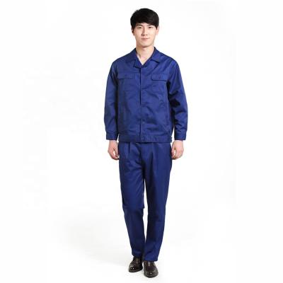 China Custom Professional Worker Workwear Factory Uniforms Men's Suit Anti-Shrink Uniform for sale