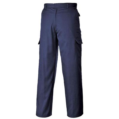 China TC Cotton Bleach Workwear Cargo Work Pants Anti-Static Construction Pants for sale