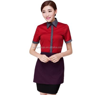 China Chinese restaurant uniform costume designs, restaurants uniform, food service fast food uniforms for sale