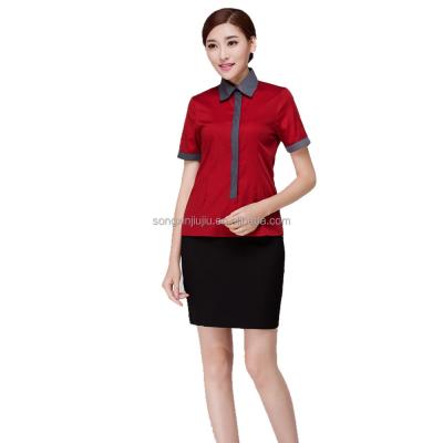 China Modern Costume Waitress Waiters Uniforms Restaurant Service Clothes Wholesale for sale