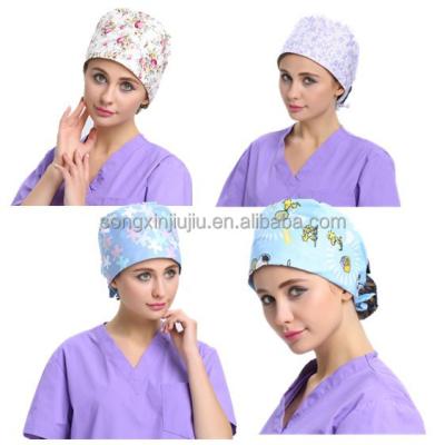 China Reusable white hospital nurse caps for hospital nurse for sale