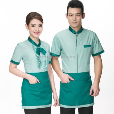 China High quality cheap red suit valet uniform for hotel for sale