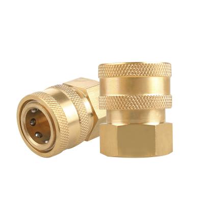 China SPS 1/2 Inch TNP Connector Joint Pressure Joint Quick Fitting Brass Quick Coupling Adapter Couples for sale