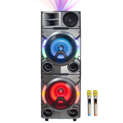 중국 LED Flashing Light BiNKO Outdoor Portable Wireless Speaker 4 Way, Plastic BT TWS 12 Inch Bass Speaker With Microphone 판매용