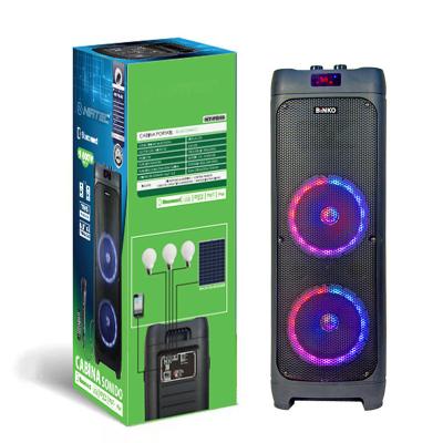 China Portable LED Boombox Flashing Light Speaker Made in China, Custom Logo Bt 5.0 Box Wireless Speaker for sale