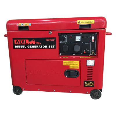 China High quality 5kw power open diesel generator equal 5KW 220V 380V diesel generator set for sale