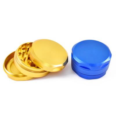 China Hot Selling Ultra-strength Zinc Metal Hexagon 3 Parts Grinder Smoking Metal Logo Cigarette Grinder Custom Zinc Crusher for sale