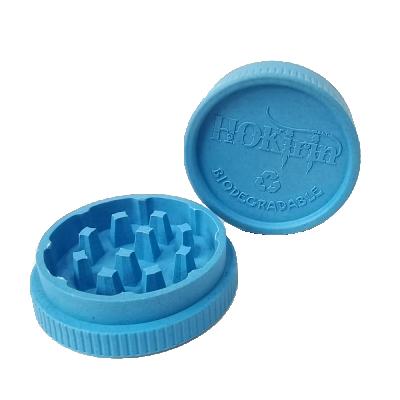 China China Eco - Friendly Custom Logo 2 Seats 56 Mm Plastic Biodegradable Grinders Rotary Grinders for sale