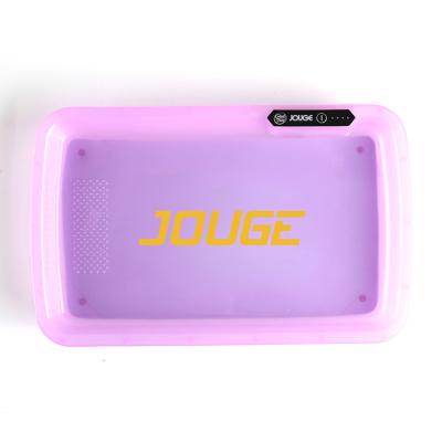 China Suitable Current Small MOQ Battery Operated ABS LED Plastic Smoking Smoking Tray for sale