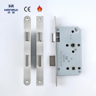 China Easy Installation CE Fire Rated Stainless Steel Bathroom Mortise Lock Set Toilet Metal Locks for sale