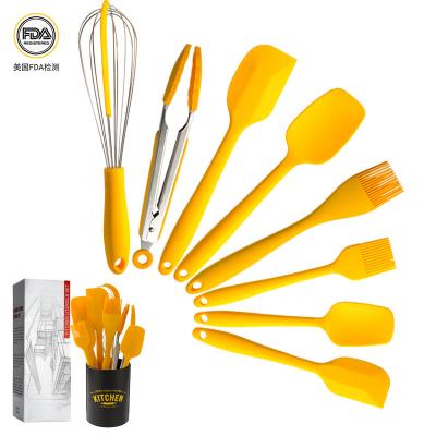 China Viable Silicone Baking Tools 8Pcs Set Scraper Spatula Set Baking and Pastry Tools Spatula Baking Tools for sale