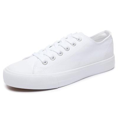 China Fashion Trend Wenzhou Source Factory Wholesale Customized Casual White White Canvas Shoes Classic Canvas Shoes For Unisex for sale