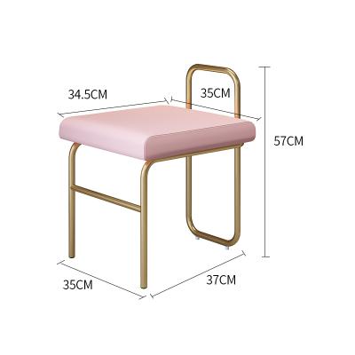 China (Other)Adjustable Leather Chair Cloakroom Living Room Kitchen Bedroom Restaurant Cafe Use Chair Vanity Chair for sale