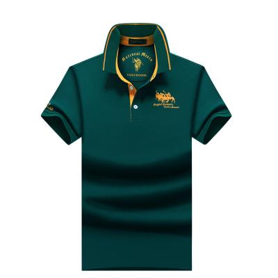 China High Quality Breathable Your Own Golf Logo Plain Men's Polo Shirt Custom Design T-Shirt Embroidered Soft Cotton for sale