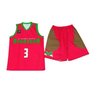 China Breathable High Quality Full Sublimation Basketball Jersey Design Caliber for sale