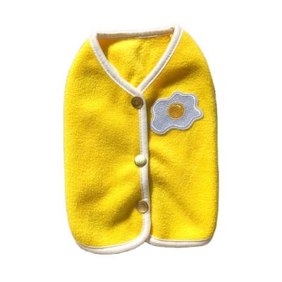 China Hot Selling Good Quality New Design Sustainable Washable All Size Fleece Dog Cat Pet Clothes for sale