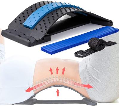 China Back Stretcher Equipment 3 Sizes Adjustable Back Stretcher For Pain Relief With Massaging Points for sale