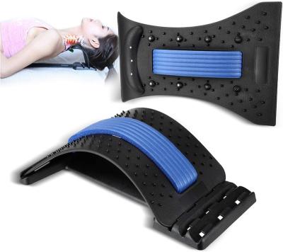 China Lumbar Support Pain Relief Neck Stretcher 3 Levels Massager Lower Back Spinal Back And Neck Stretchers Pain Relief Device for sale