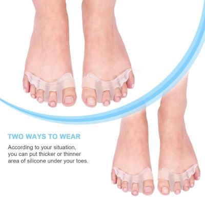 China Gel Toe Separators Toe Separator and Protectors, Triple Gel Toe Separators for Overlay Toe for sale